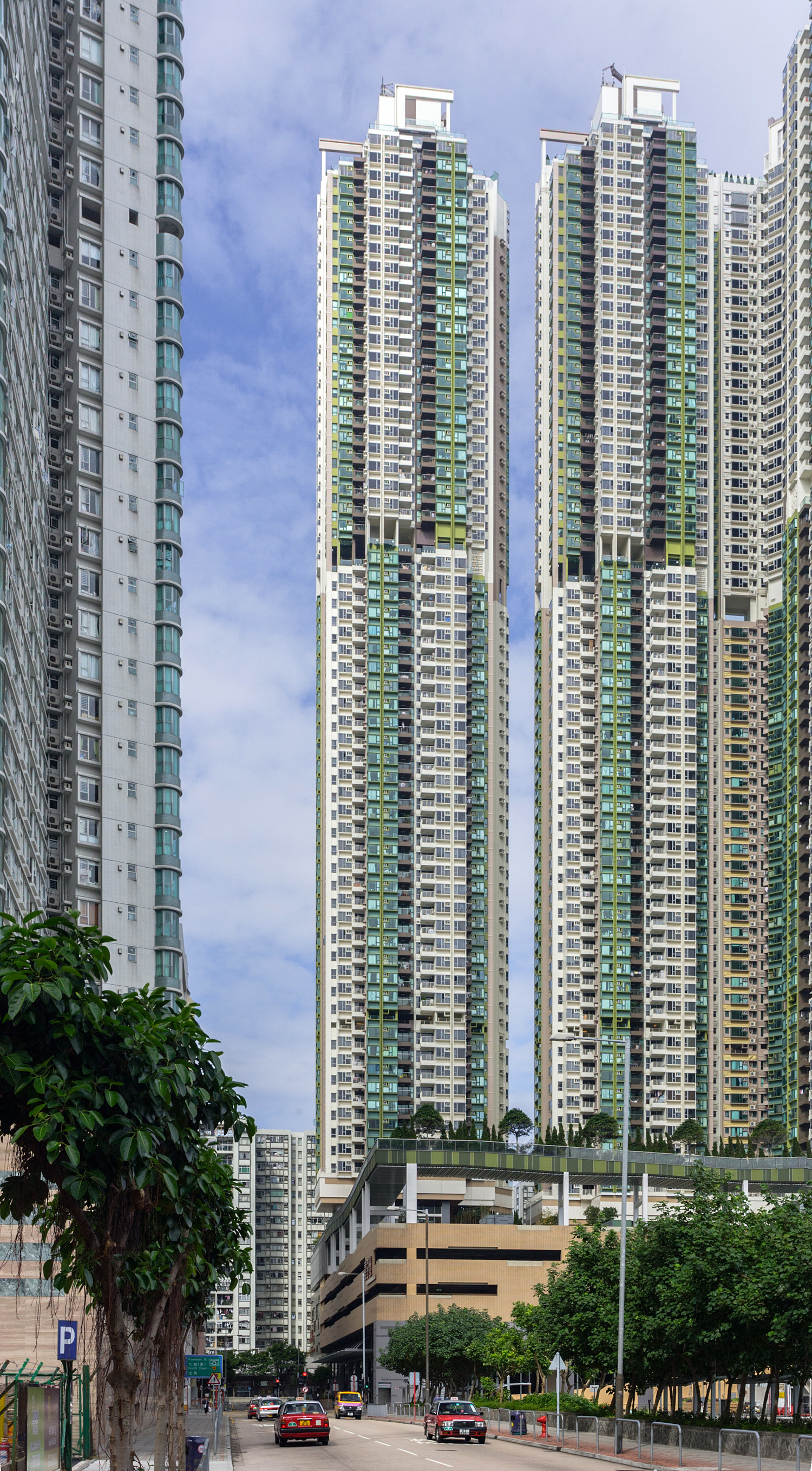 Grand Promenade Tower 1, Hong Kong - View from the southeast. © Mathias Beinling
